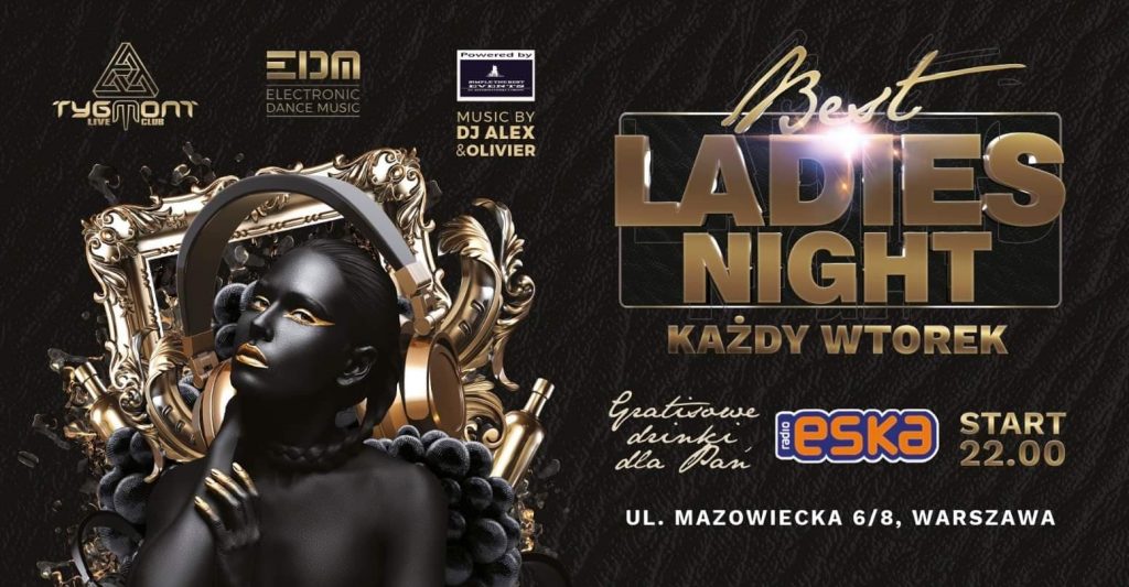 Plakat: Best Ladies Night, Tygmont, 30.07.2019