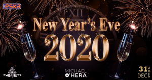 Plakat: NEW YEAR’S EVE PARTY, Tygmont, 31.12.2019