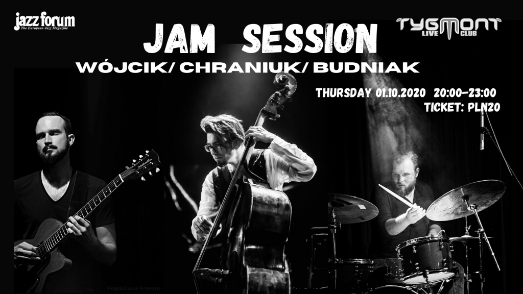 Plakat: Jam Session, Tygmont, 1.10.2020